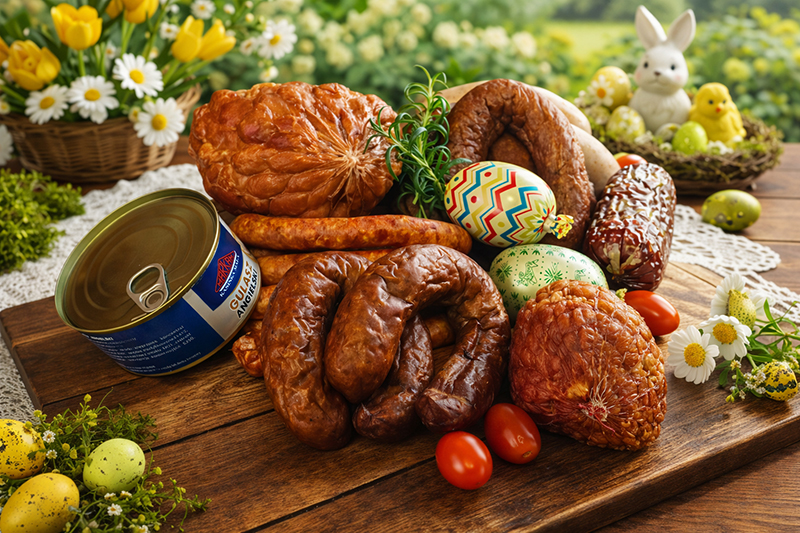 Wielkanocny zestaw wędlin 3,8 kg - Markam Kasinka Mała