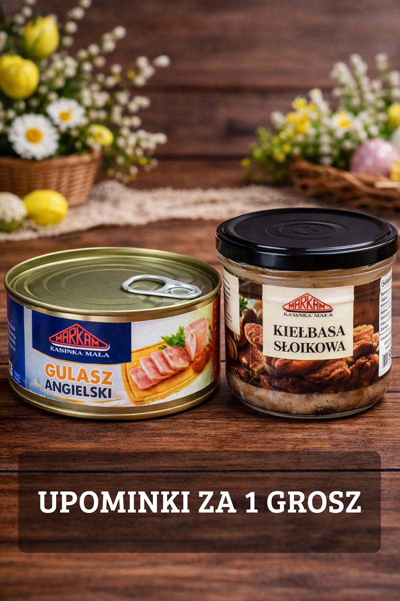 Gratisy do Wielkanocnego Zestawu Wędlin 6,95 kg - Markam Kasinka Mała
