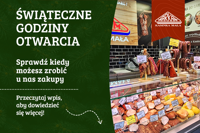 Świąteczne godziny otwarcia